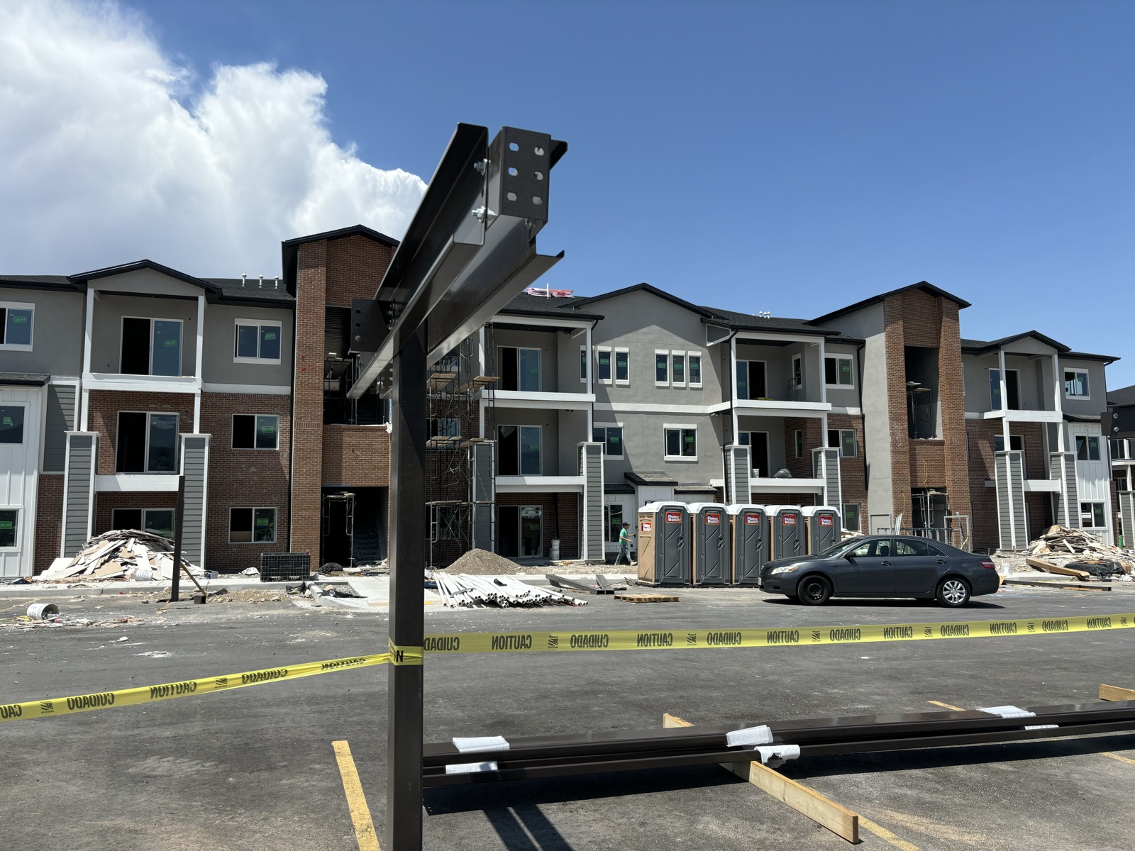 Completed apartment community by HWR Construction